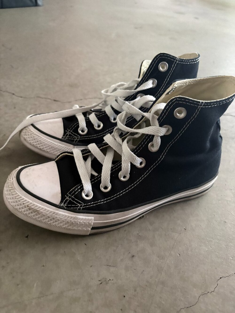 Converse Black High Top Chucks